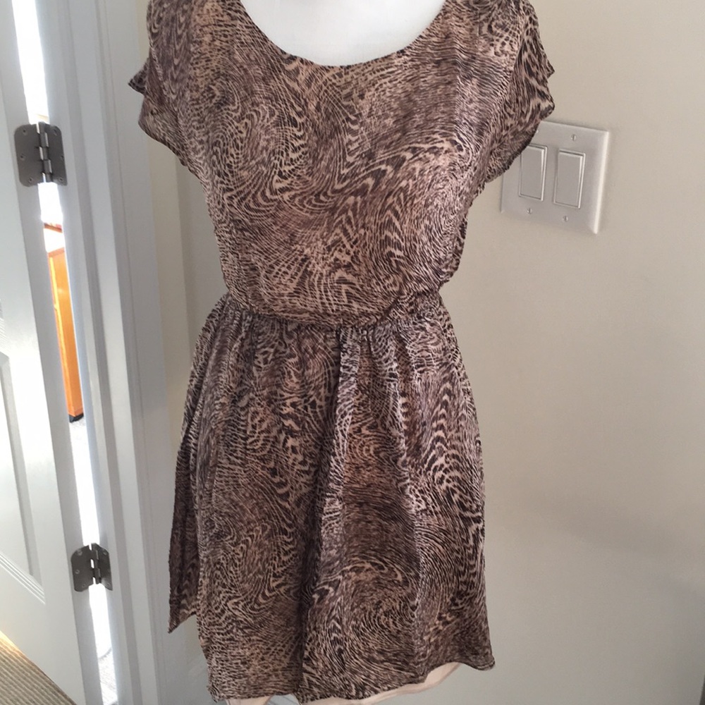 Alice + Olivia Kimber Open Back Dress Mini Dress M